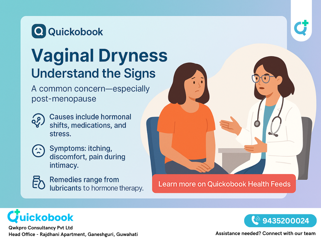 Vaginal Dryness – Causes, Symptoms, And Remedies