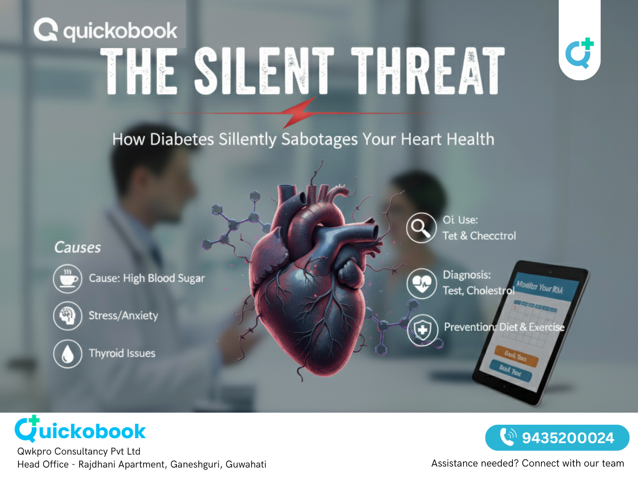 The Silent Threat: How Diabetes Silently Sabotages Your Heart Health