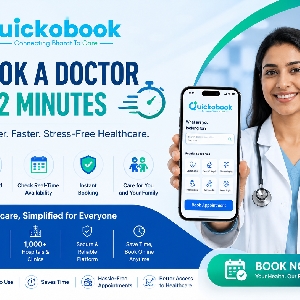 Book A Doctor In 2 Minutes With Quickobook – Smarter, Faster & Stress-free Healthcare Access